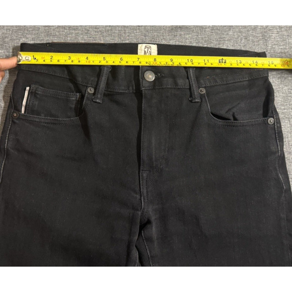 Kato By Hiroshi Kato The Pen Slim 4 Way Jeans 30x28 Black Raw Selvedge Denim - Picture 3 of 9